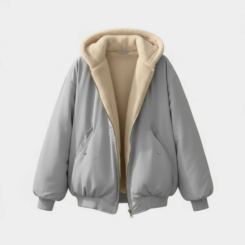 Damen Jacke | oversized Schnitt mit klarer Volumenform
