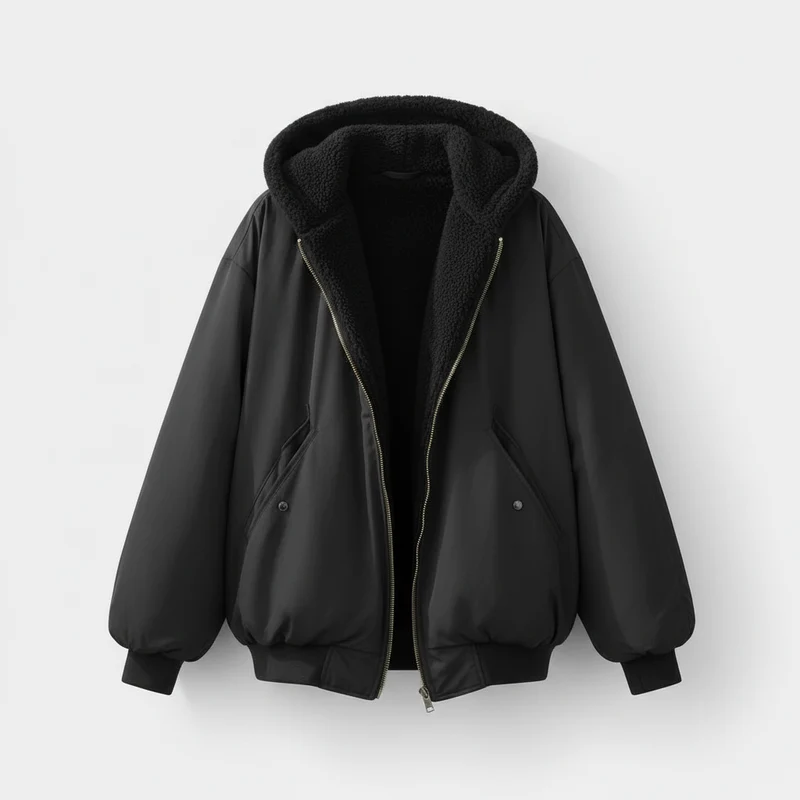 Damen Jacke | oversized Schnitt mit klarer Volumenform