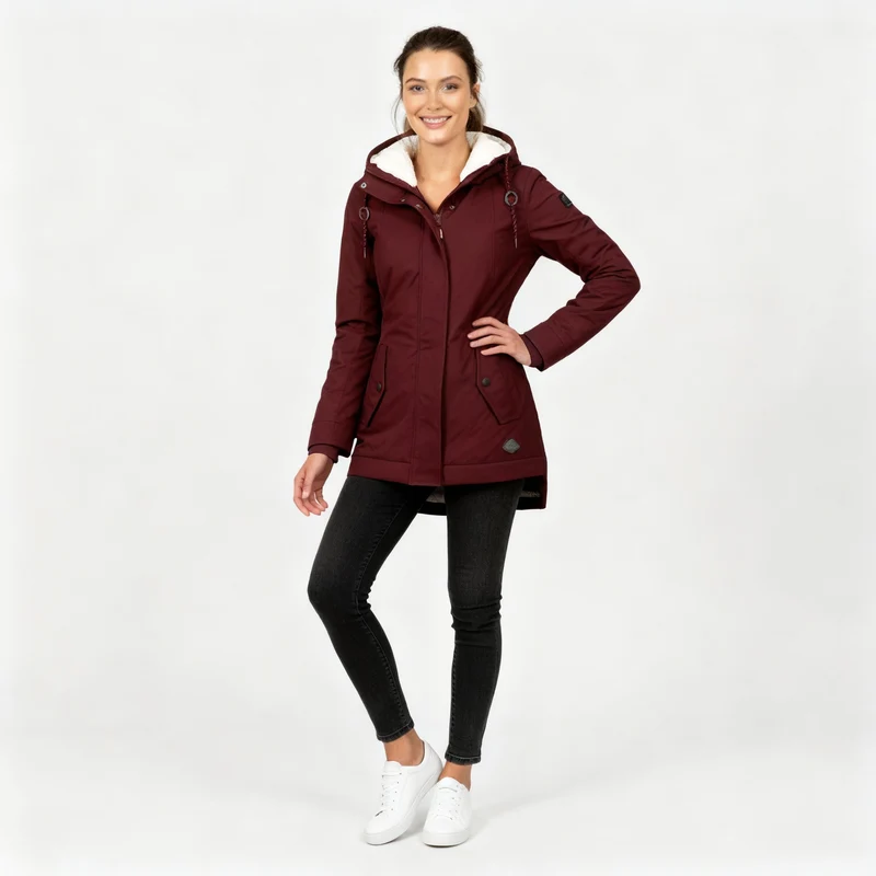 Damen Jacke | mittellanger Schnitt mit körpernaher Silhouette
