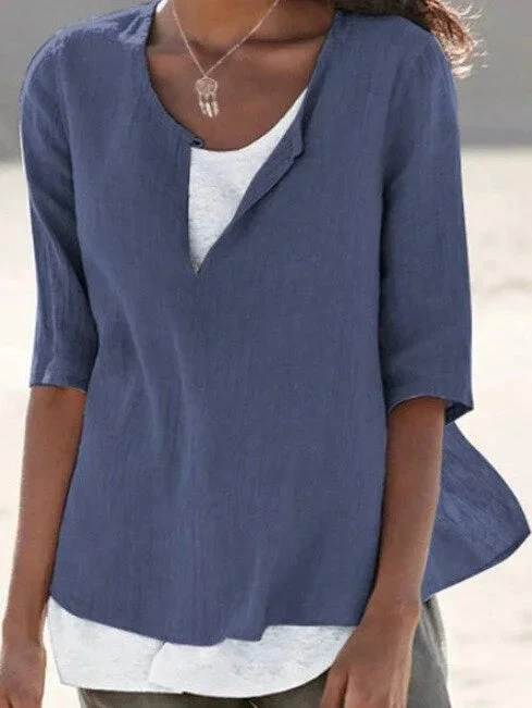 Damen Bluse | mehrlagige Ausführung und gleichmäßige Linienführung