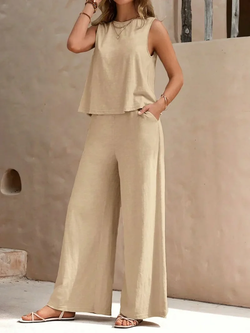 Damen Set Zweiteilig | Oberteil und lässige Hose