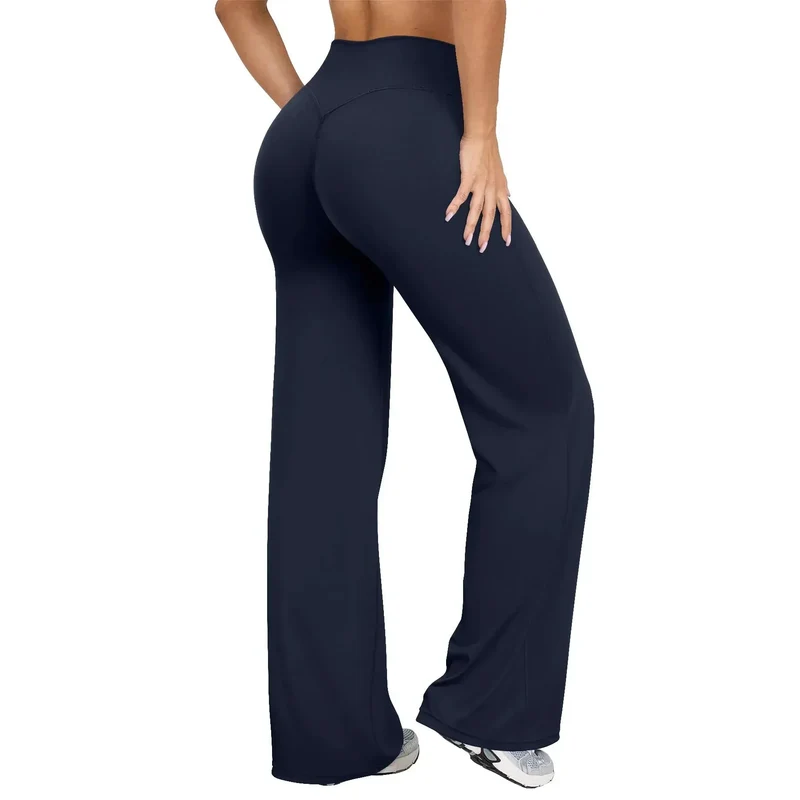 Damen Hose Yoga | weites Bein und lockere Schnittführung