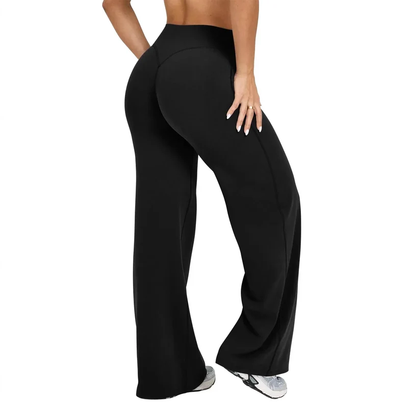 Damen Hose Yoga | weites Bein und lockere Schnittführung