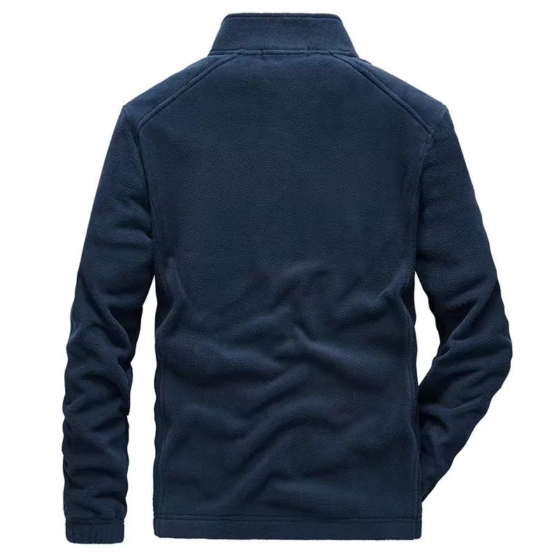 Herrenjacke | Stehkragen und Reißverschlusstaschen