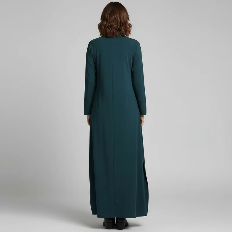 Damenkleid | Lange Ausführung mit gerader Linienführung