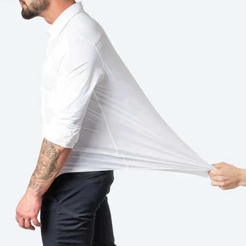Herrenhemd | Stretch-Design für Alltag Freizeit und Business