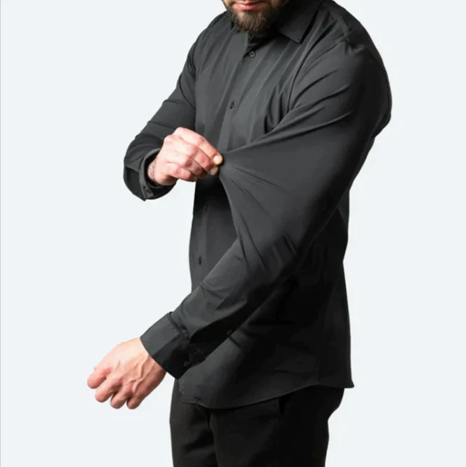 Herrenhemd | Stretch-Design für Alltag Freizeit und Business