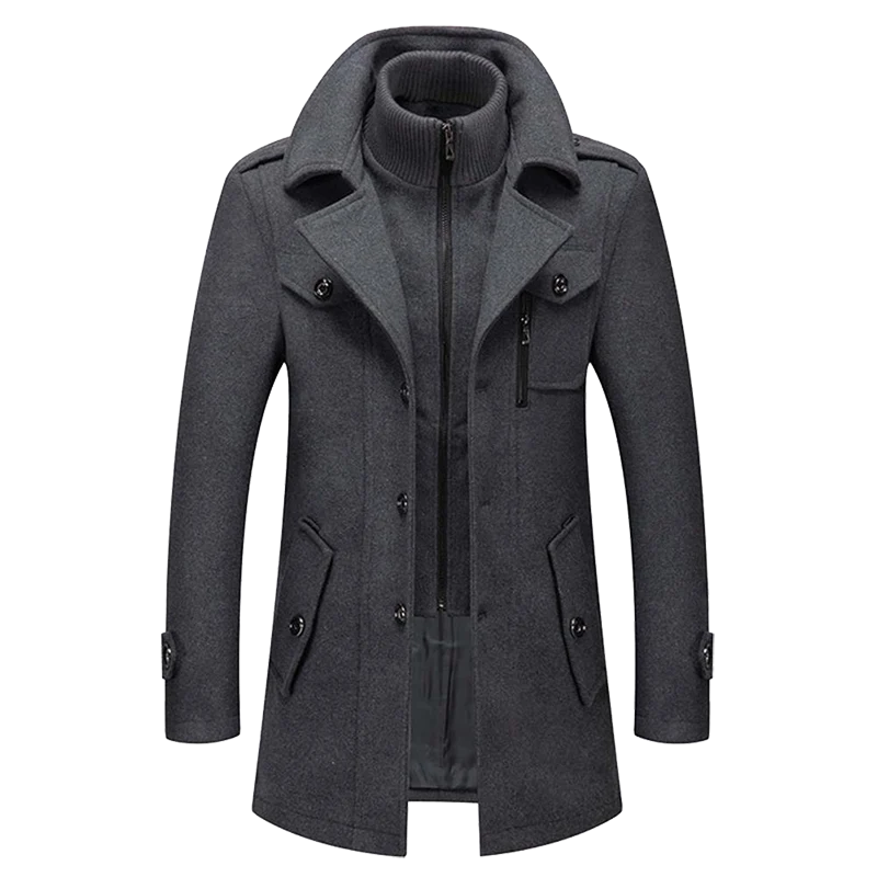 Herrenmantel | Langarm Saisonale Oberbekleidung Herbst Winter