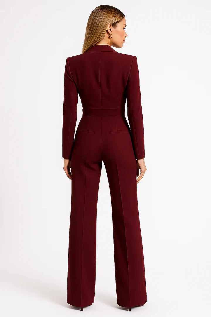Damen Overall | V-Ausschnitt und Beinpartie