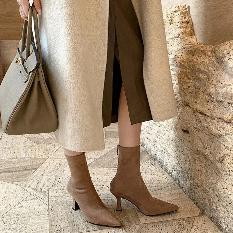Damen Stiefelette | Ausführung mit spitzer Zehenpartie