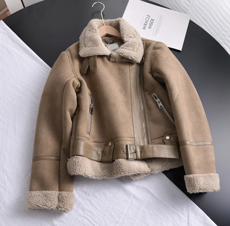 Damen Jacke mit Reißverschluss | Gefütterte Ausführung für Kälte