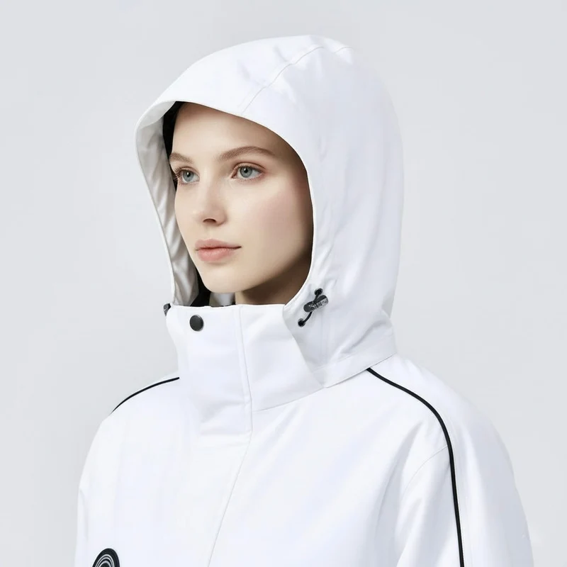 Unisex Skianzug Set | Weißer Zweiteiler für Winteraktivitäten
