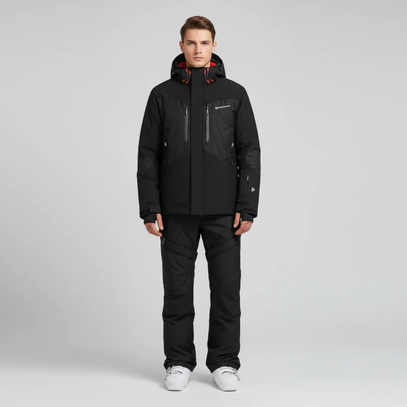 Herren Skiset | Funktionale Jacke und Hose mit geschlossene Winterform