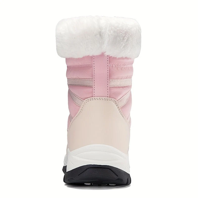 Damen Winterstiefel | Hoher Schaft geschlossene Form Profilsohle