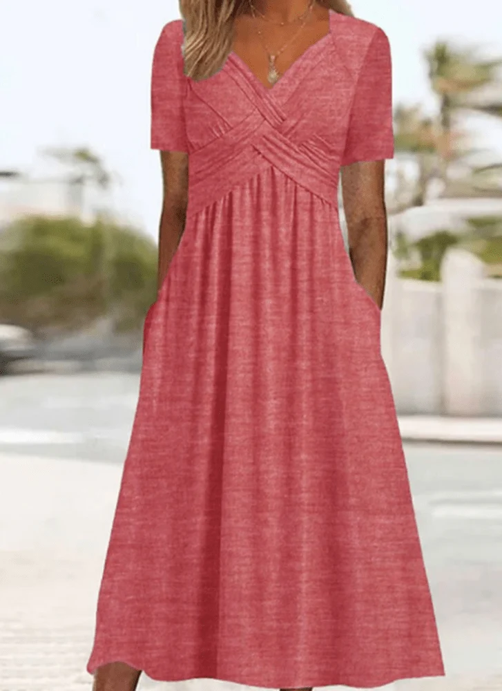 Monic™ - Stylisches Crossover-Kleid