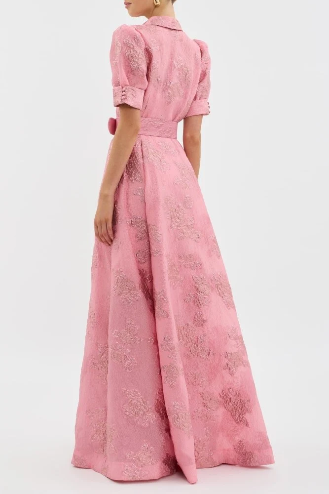 Anabella™ - Floral Puff Sleeve Dress