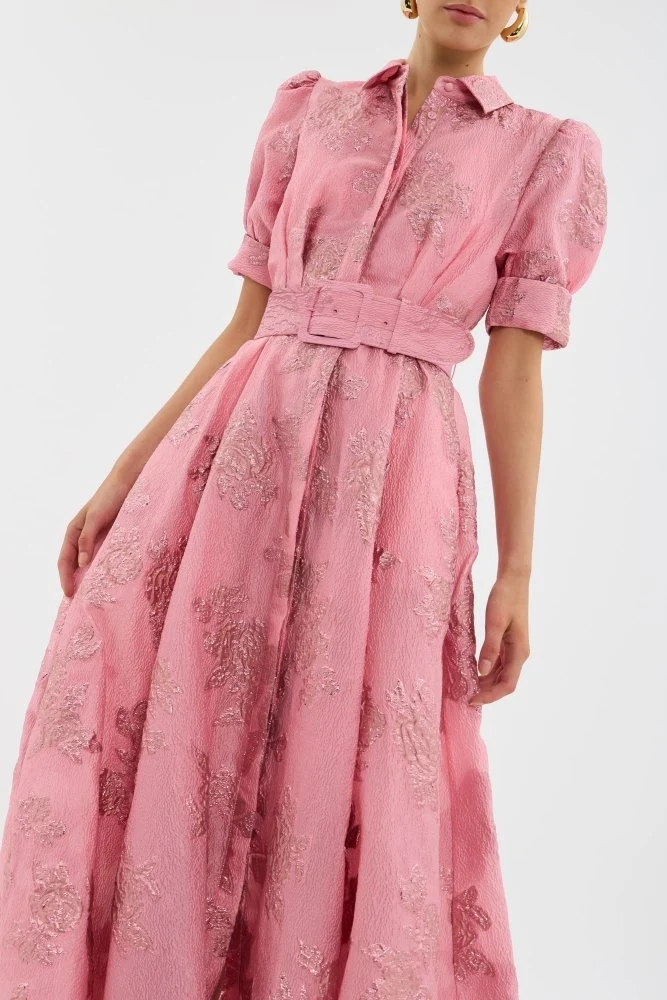 Anabella™ - Floral Puff Sleeve Dress