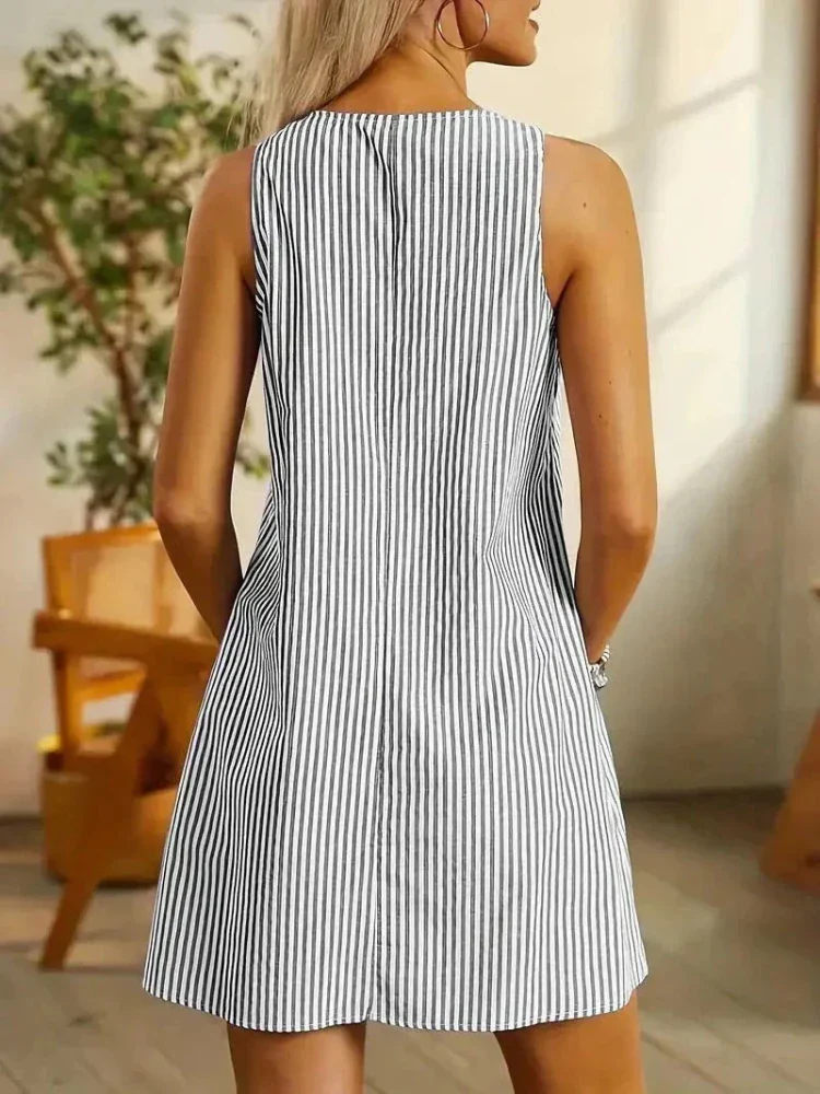 Avery™ - Gestreiftes Minikleid