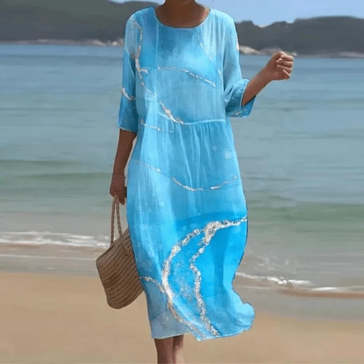 Miranda™ - Elegantes Blumen-Sommerkleid