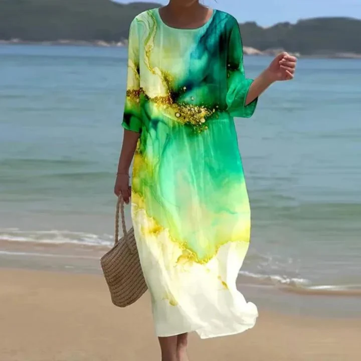 Miranda™ - Elegantes Blumen-Sommerkleid