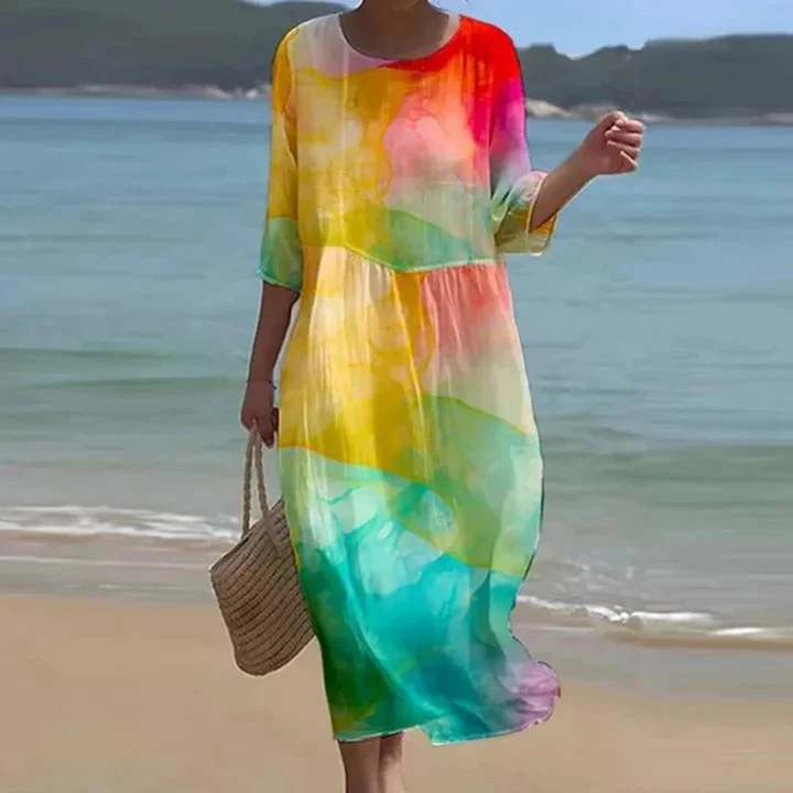 Miranda™ - Elegantes Blumen-Sommerkleid