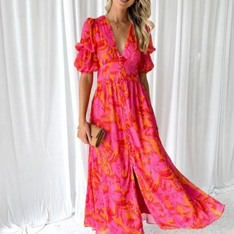 Valentina™ - Elegantes Sommer-Maxi-Kleid