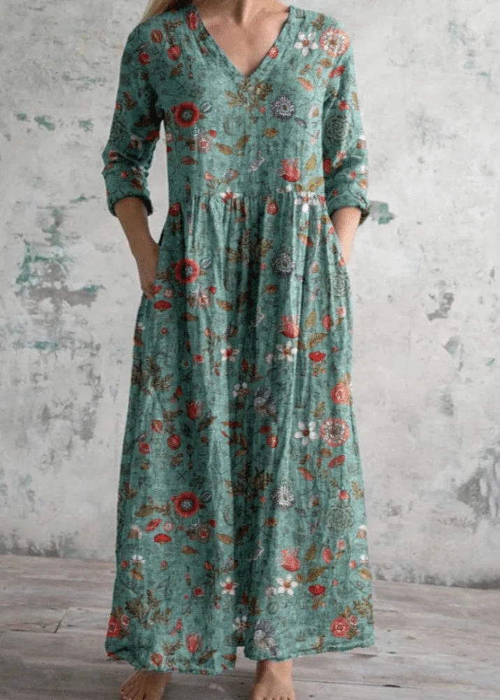 Elara™ - Leichtes & Müheloses Blumenkleid