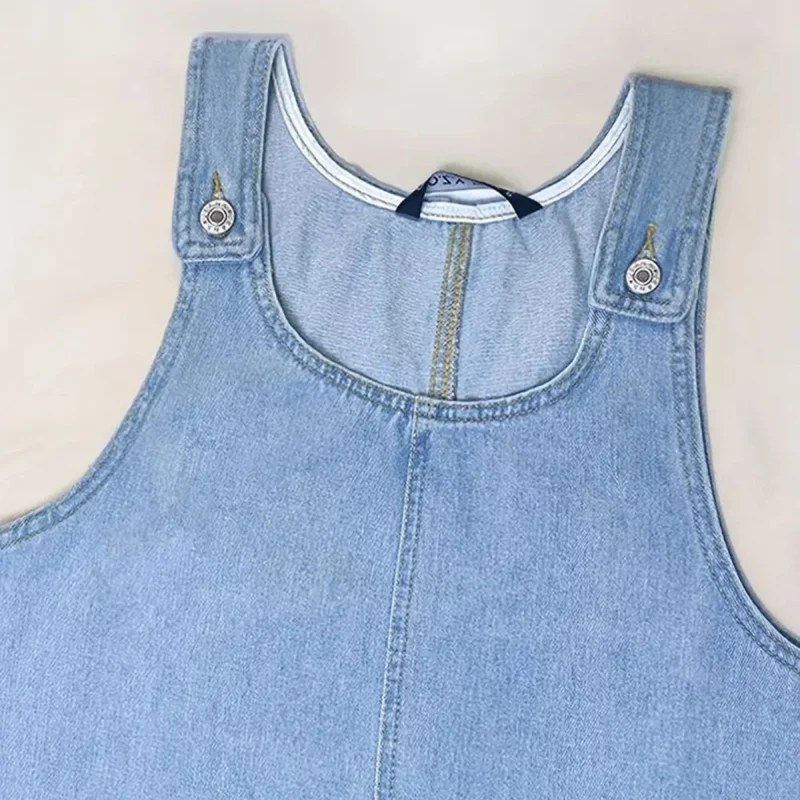 Deby™ - Bequemes ärmelloses Denim-Kleid