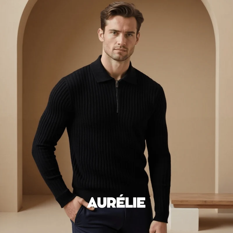 Eamon™ – Zip-Neck Pullover