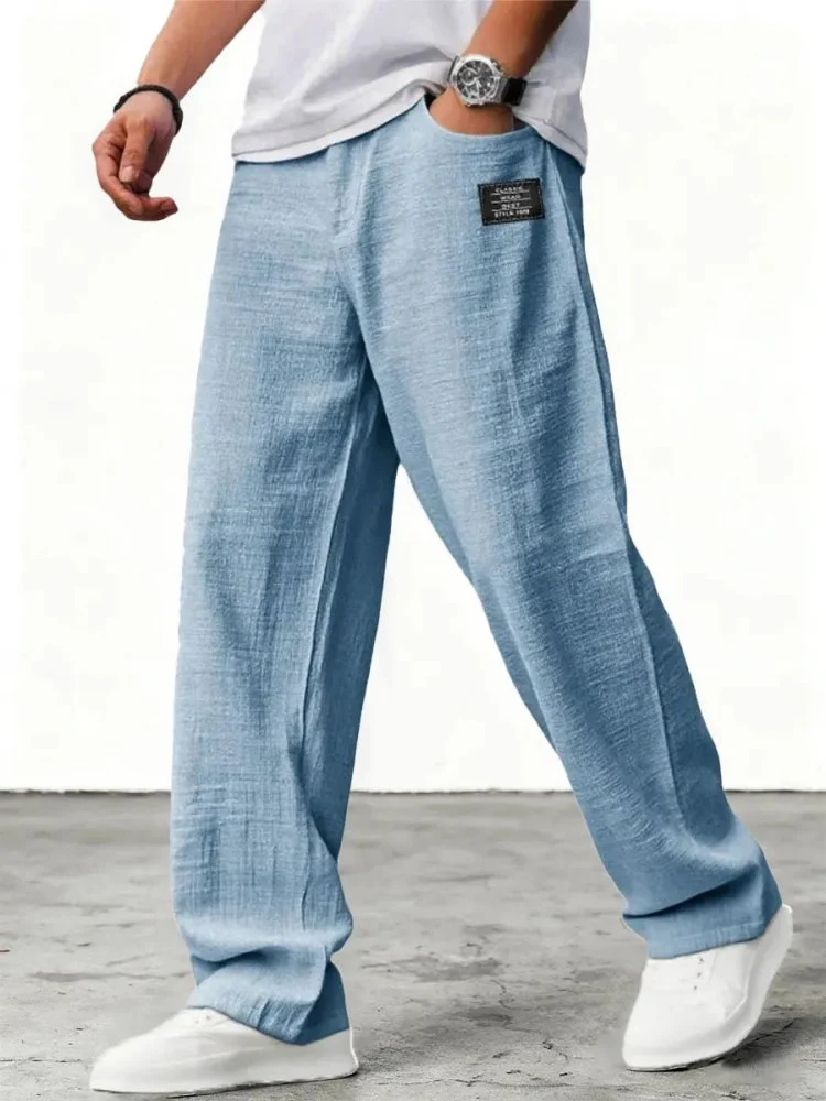 Lushan™ - Weite Leinen Hose