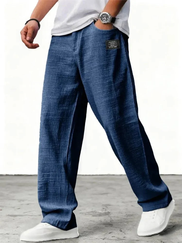 Lushan™ - Weite Leinen Hose