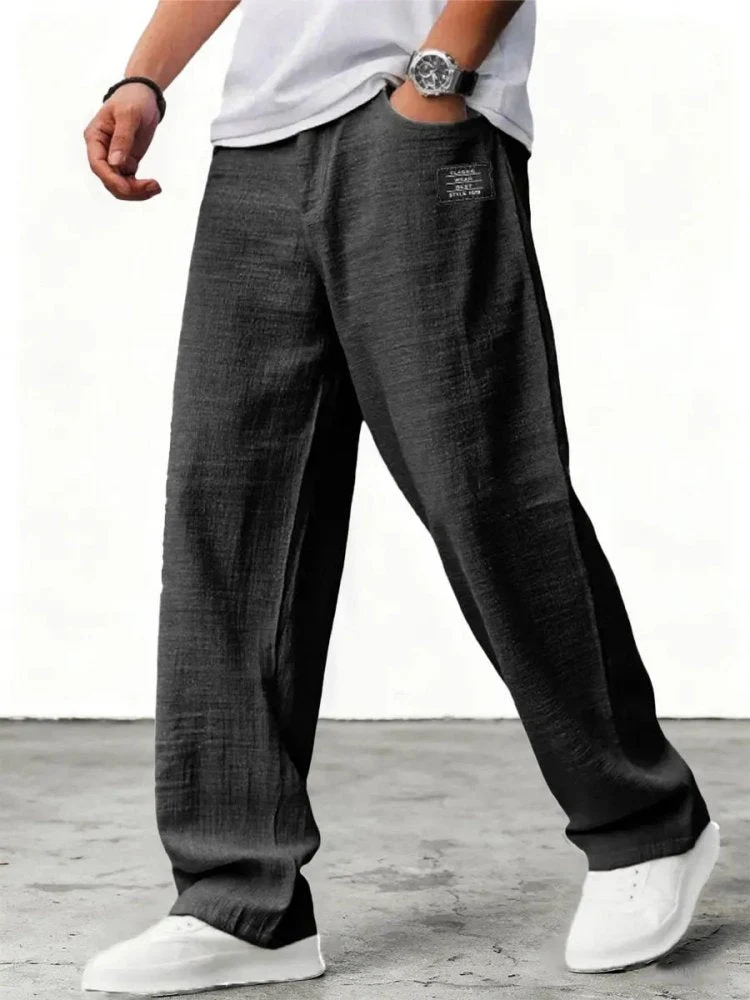 Lushan™ - Weite Leinen Hose
