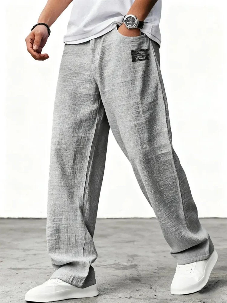 Lushan™ - Weite Leinen Hose