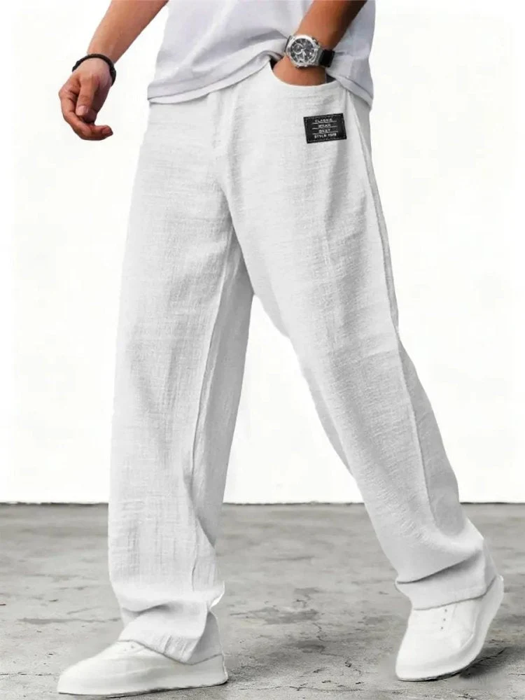 Lushan™ - Weite Leinen Hose