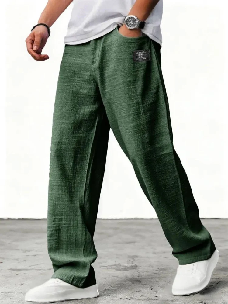 Lushan™ - Weite Leinen Hose