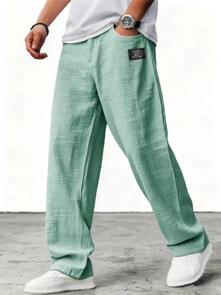 Lushan™ - Weite Leinen Hose