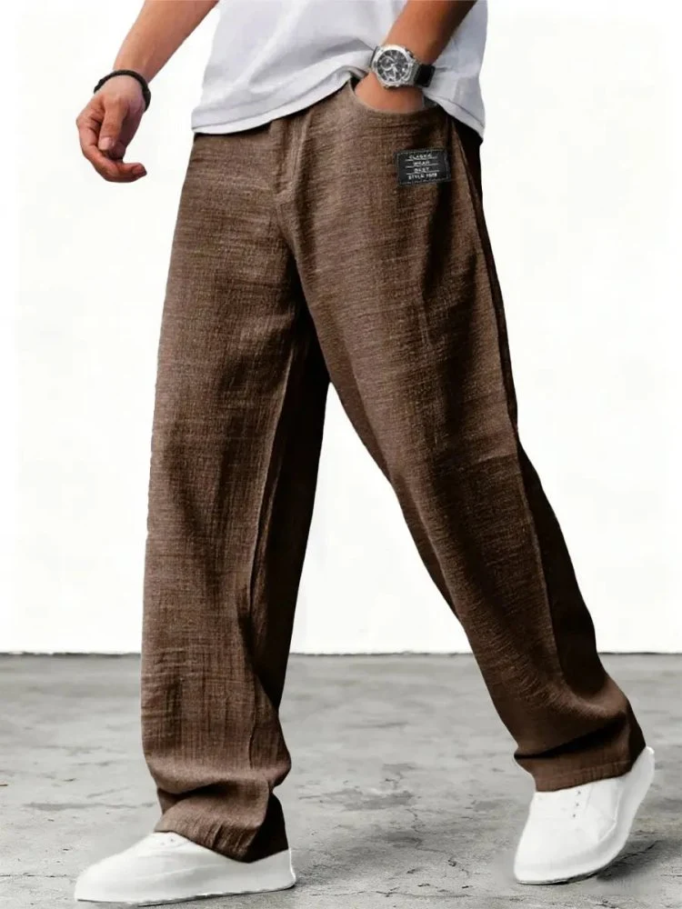 Lushan™ - Weite Leinen Hose