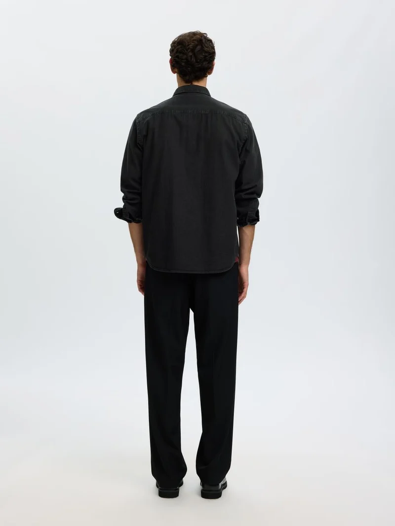 SLMCLAUS-CARLO REG DENIM LS SHIRT NOOS