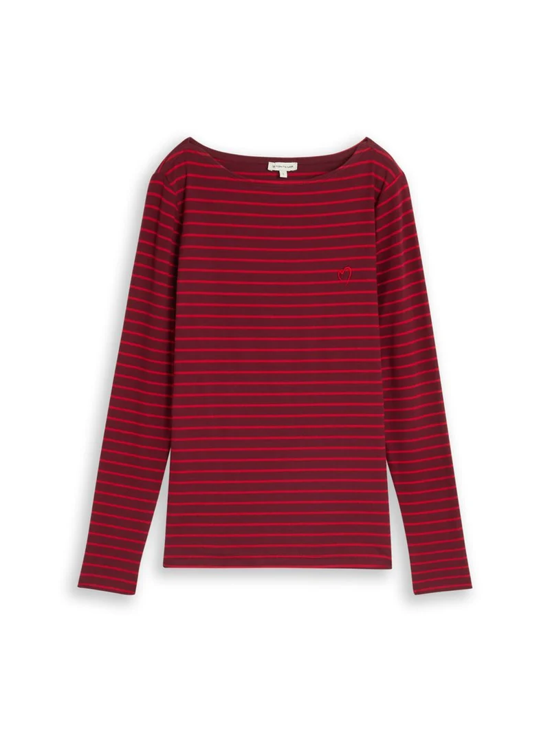 Langarmshirt mit Streifenmuster
