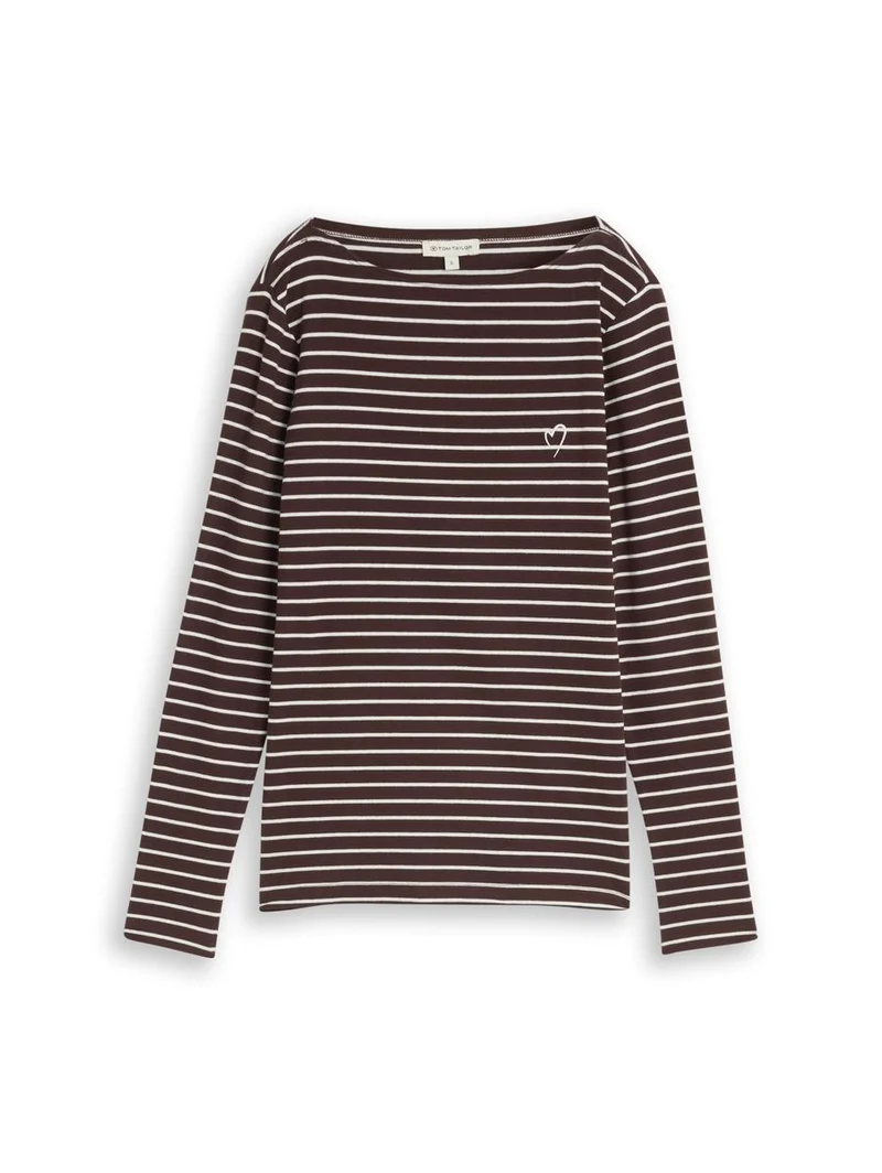 Langarmshirt mit Streifenmuster