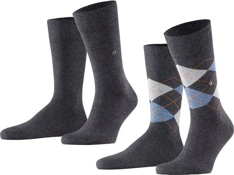 BURLINGTON Everyday 2-Pack Herren Socken