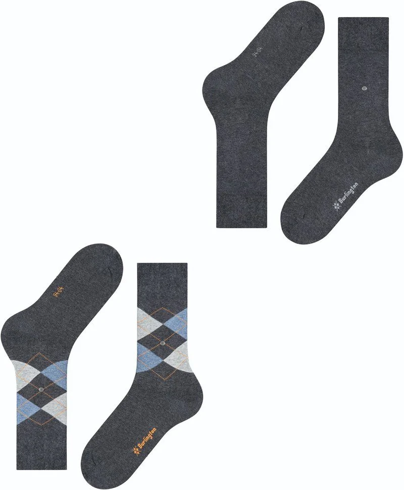 BURLINGTON Everyday 2-Pack Herren Socken