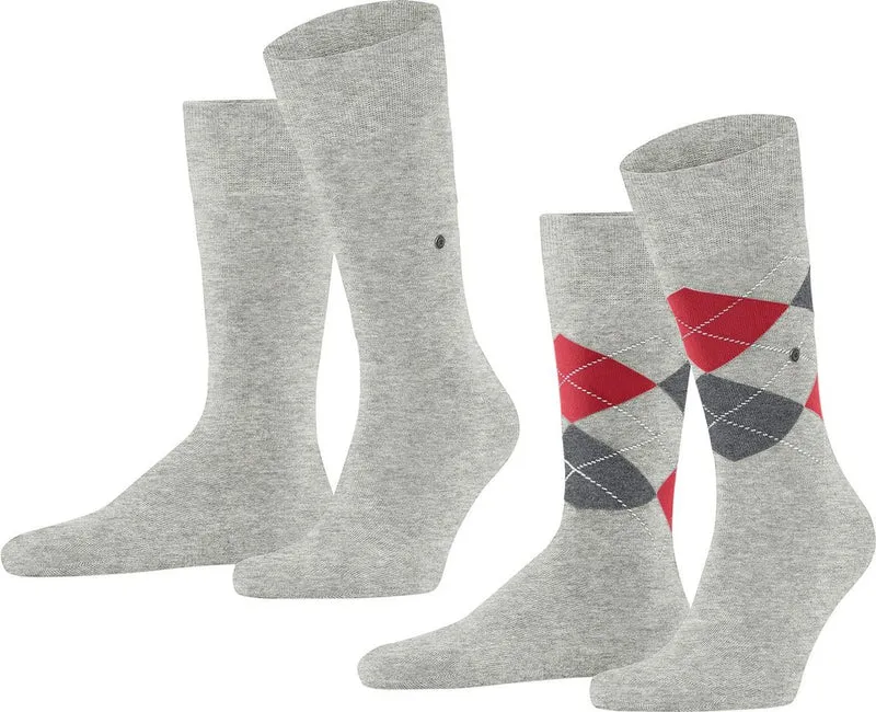 BURLINGTON Everyday 2-Pack Herren Socken