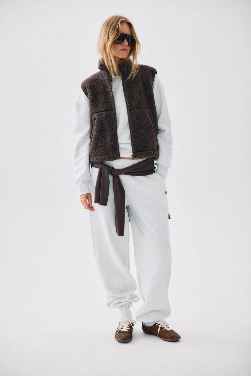 NMMASEY SHORT TEDDY VEST NOOS
