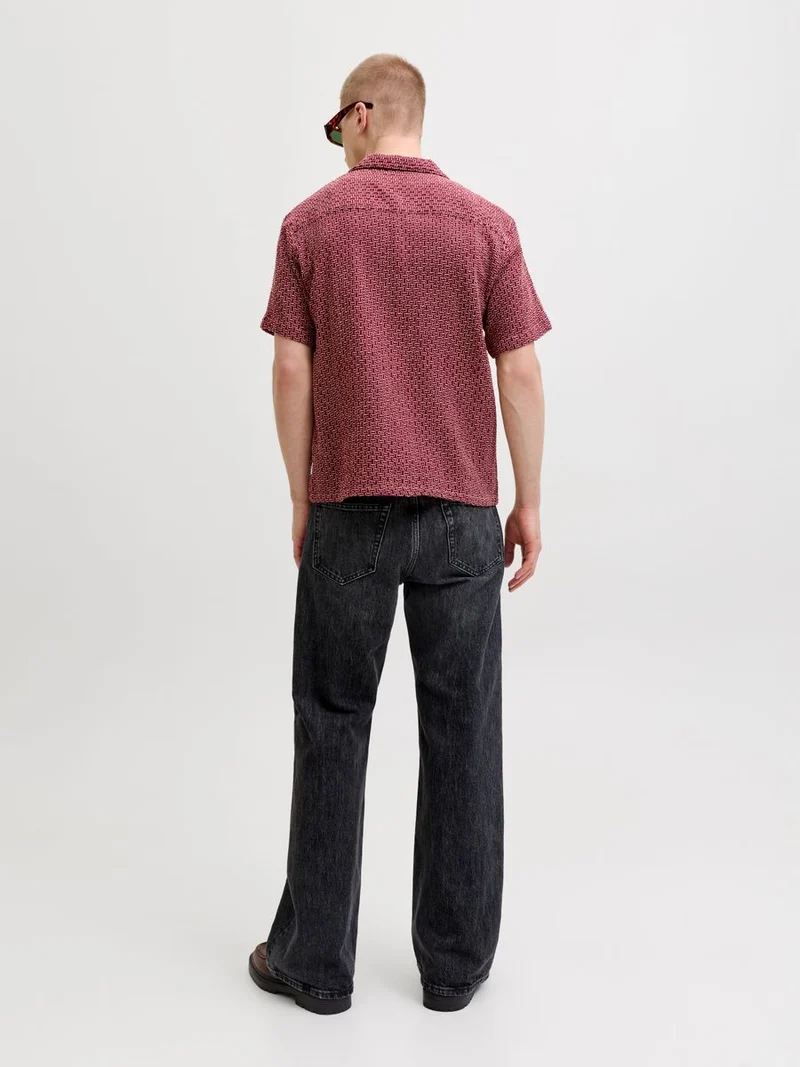 JORCASSIS DOBBY RESORT SHIRT SS SN