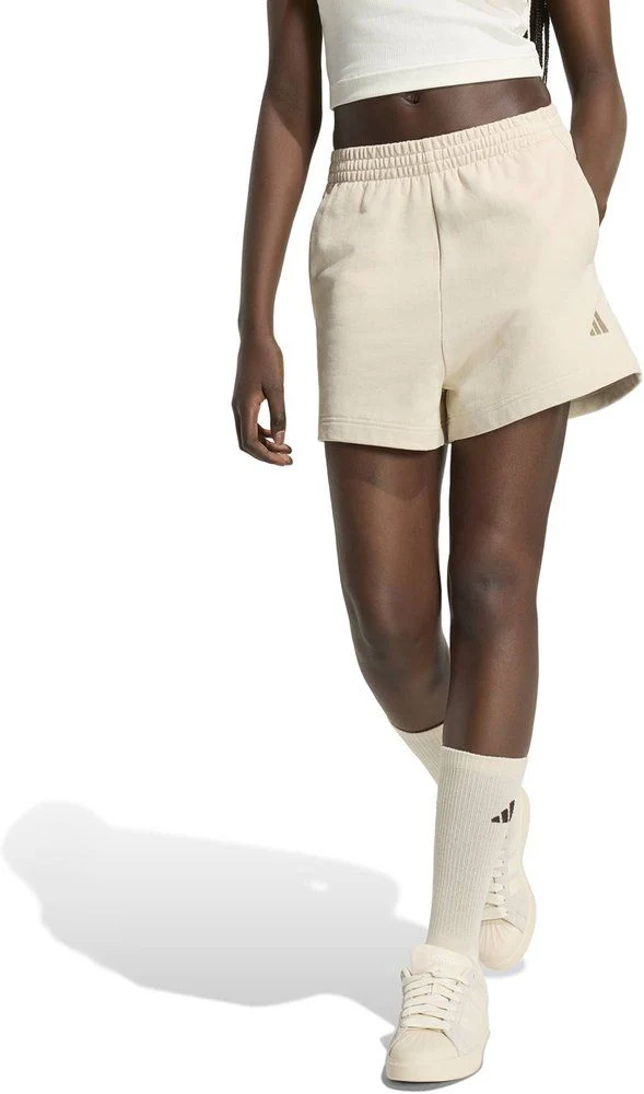 ADIDAS Damen Shorts KIT KLEINES LOGO (Länge 4 Zoll)