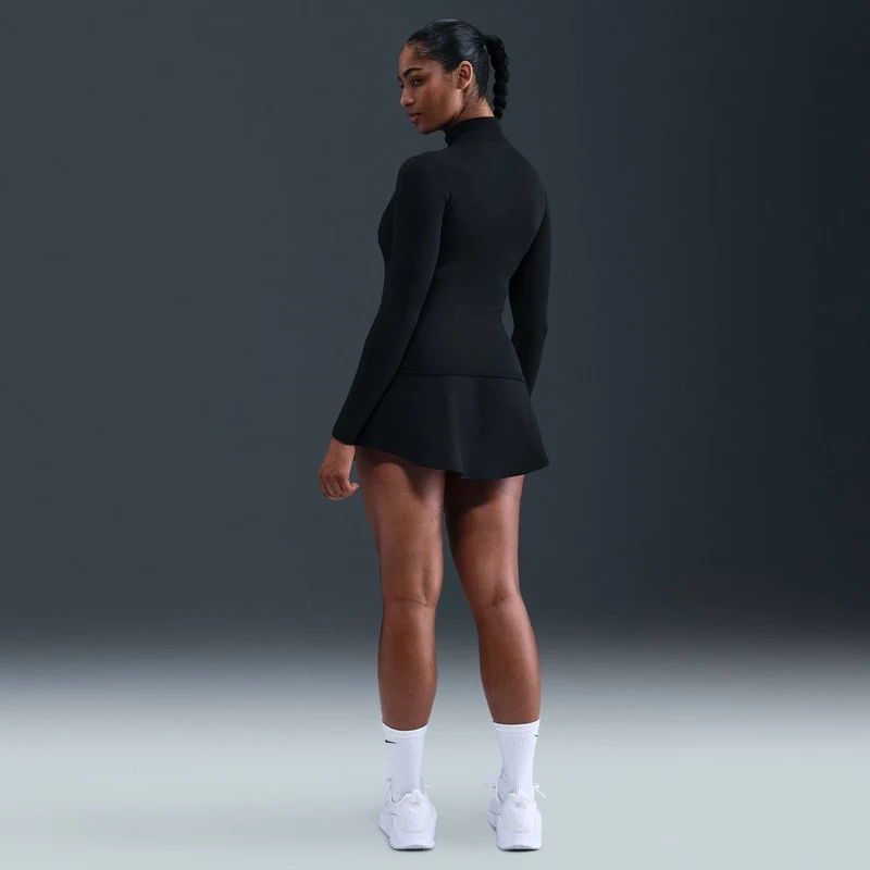 NIKE Damen Unterjacke W NK ONE DF FZ FITTED JKT