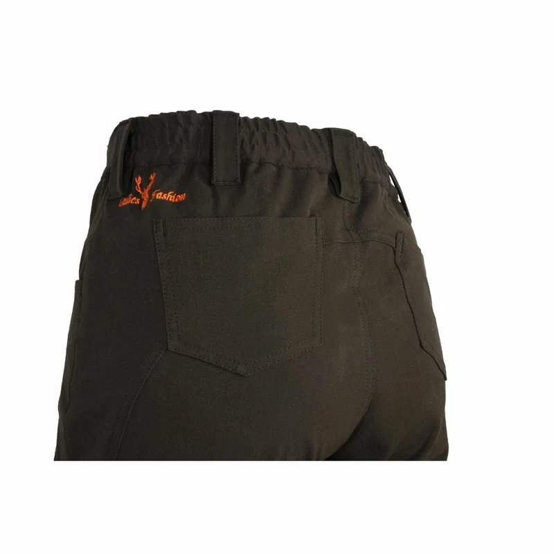 HUBERTUS Damen Jagdhose Stretch ANNA dunkel-oliv Outdoor-Hose