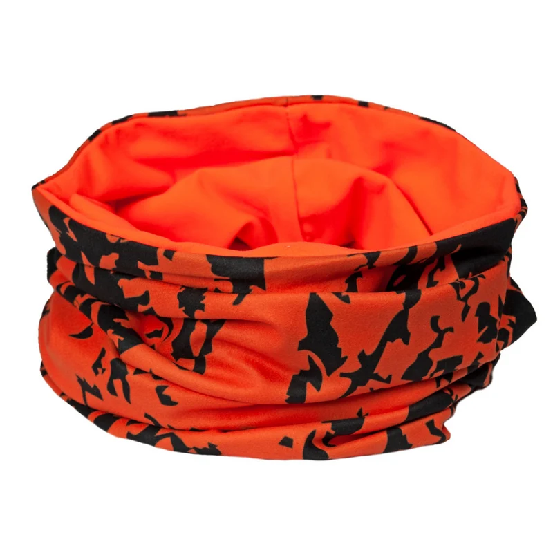 SKOGEN® Camo Signal Neckwarmer Halstuch orange-schwarz