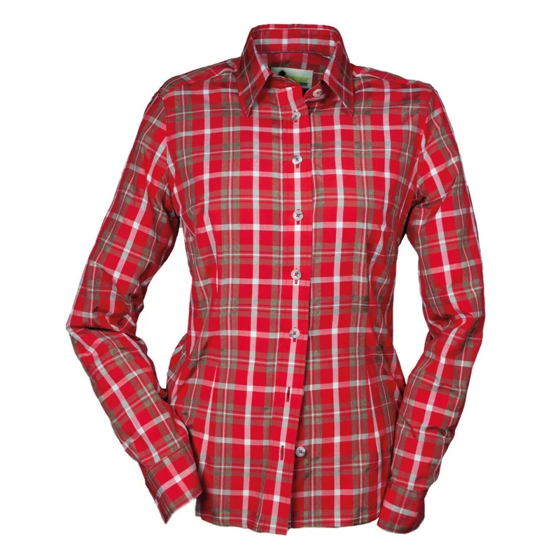 SKOGEN® Damen Bluse Outdoor 1/1 Arm rot